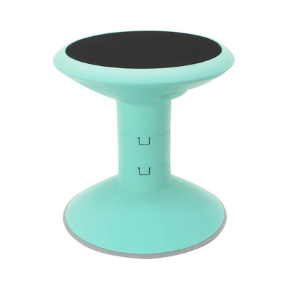 Storex - Taburete Wiggle – Asiento Flexible Activo para Aula y Estudio en casa, Ajustable de 12 a 18 Pulgadas de Altura, Verde Azulado (00306U01C)