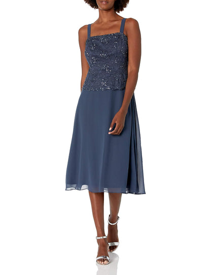 Emma Street 2 Piezas de chifón y Chamarra con abalorio con Falda Vestido para Ocaciones Especiales para Mujer