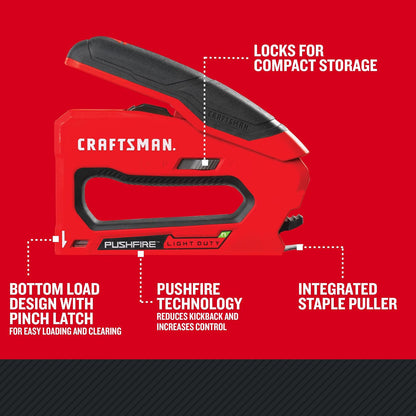 CRAFTSMAN Grapadora de compresión inversa resistente (CMHT82643)