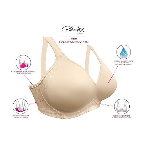 Playtex Brasier de Cobertura Completa sin Costuras de 18 Horas US4049 con opción de Paquete de 2 Sujetadores para Mujer