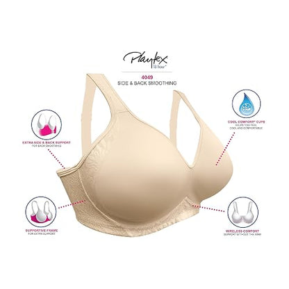 Playtex Brasier de Cobertura Completa sin Costuras de 18 Horas US4049 con opción de Paquete de 2 Sujetadores para Mujer