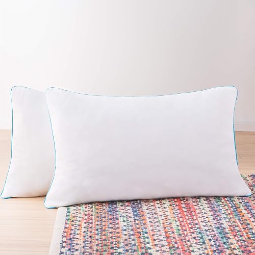 Linenspa - Almohadas 2 Pack Tamaño Queen - Memory Foam con Gel Refrescante en Trozos - Se Moldea a tu Gusto - Ideal para Dormir de Lado, Boca Arriba o Boca Abajo