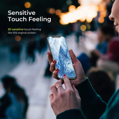 ORIbox - Protector de visualización de vidrio para iPhone 11 Pro y iPhone X/Xs, 3 paquetes de protectores de visualización de vidrio templado HD antiarañazos