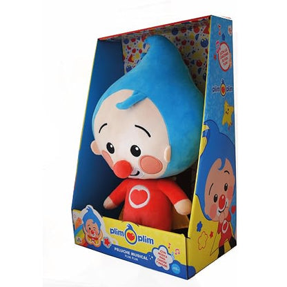 BANDAI – Plim Plim Peluche Musical DX 30 cm – Peluche Interactivo con Frases y Canciones, Ideal para Bebés y Niños en Edad Preescolar