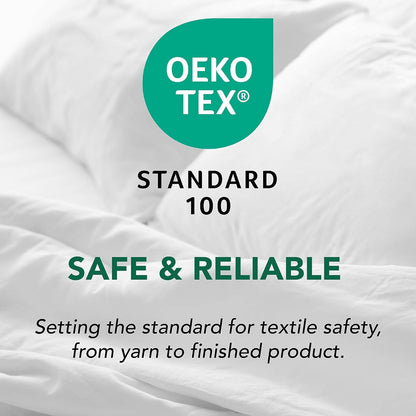 SERTA - Falda de Cama Moderna y sólida, con Volantes de Calidad de Hotel con caída de 13 Pulgadas, Lavable a máquina, King, Gris Oscuro