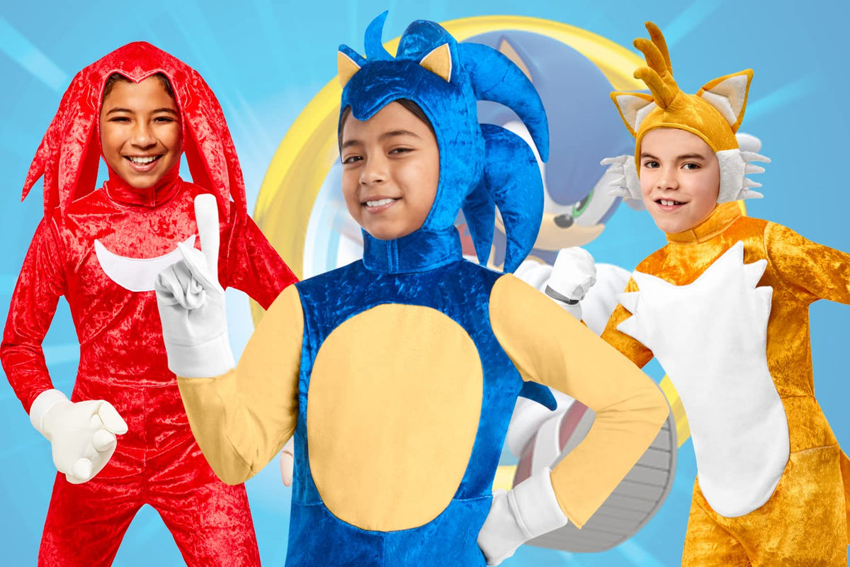 Rubie's Disfraz infantil Sonic Deluxe, como se muestra, M