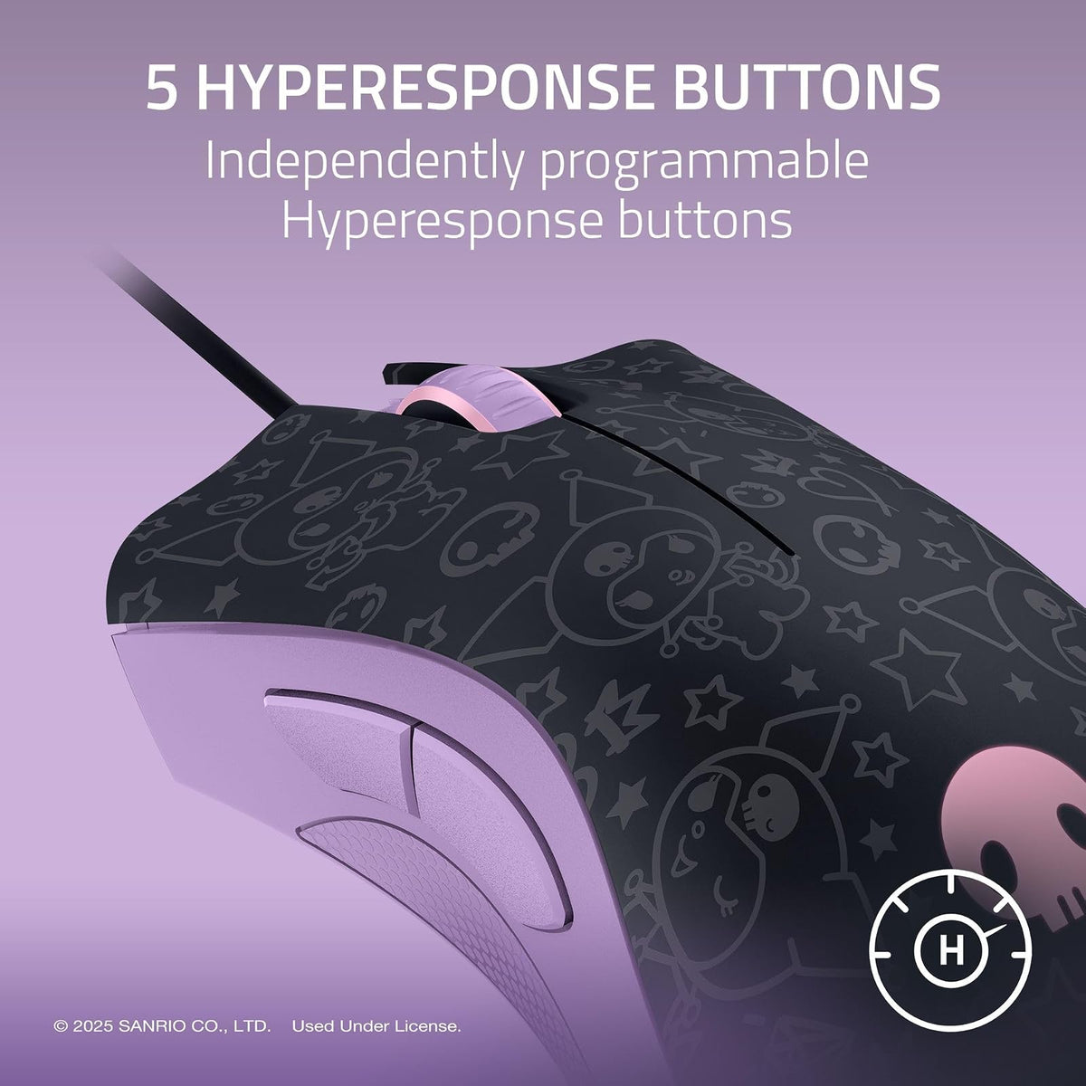 Razer DeathAdder Essential - Juego de Alfombrillas para Mouse y Mouse para Juegos Goliathus, edición Kuromi