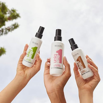 Revlon Professional Uniq One Hair Treatment Coco | 150 ml, sin enjuague, fórmula vegana, 10 , botella 25% RPET