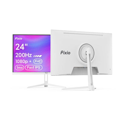 Pixio PXC248 Wave Monitor Curvo Gaming 24" 200Hz - 24 inch - [Blanco] 24 pulgadas 1080p 200Hz