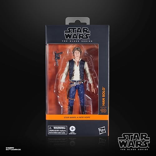 Star Wars Hasbro Black Series Han Solo Figura Coleccionable 15 cm | Star Wars The Black Series Figura de acción de 6 pulgadas (2025 Wave 3) - Han Solo #10