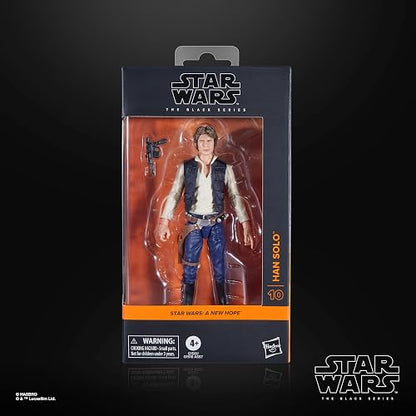 Star Wars Hasbro Black Series Han Solo Figura Coleccionable 15 cm | Star Wars The Black Series Figura de acción de 6 pulgadas (2025 Wave 3) - Han Solo #10