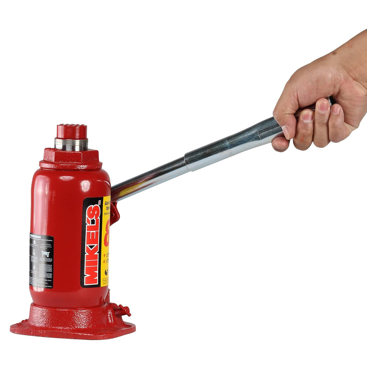 Mikel's GH-8 Gato Hidráulico de Botella con Tornillo de Extensión 8 T