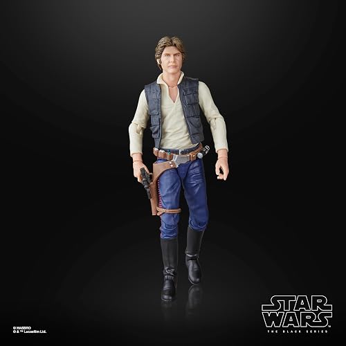 Star Wars Hasbro Black Series Han Solo Figura Coleccionable 15 cm | Star Wars The Black Series Figura de acción de 6 pulgadas (2025 Wave 3) - Han Solo #10