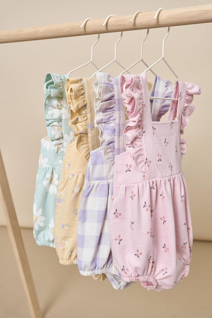 Modern Moments by Gerber Baby Girls' Sleeveless French Terry Romper Mameluco Bebé-Niñas
