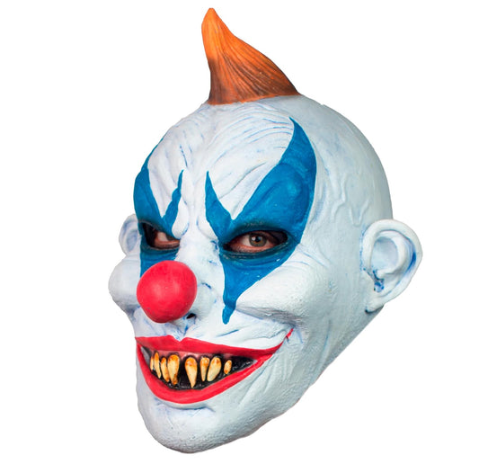 Ghoulish Productions Máscara Clown, Accesorio de Cosplay Payaso Malevolo, Máscara de Payaso Malo Ideal para Halloween
