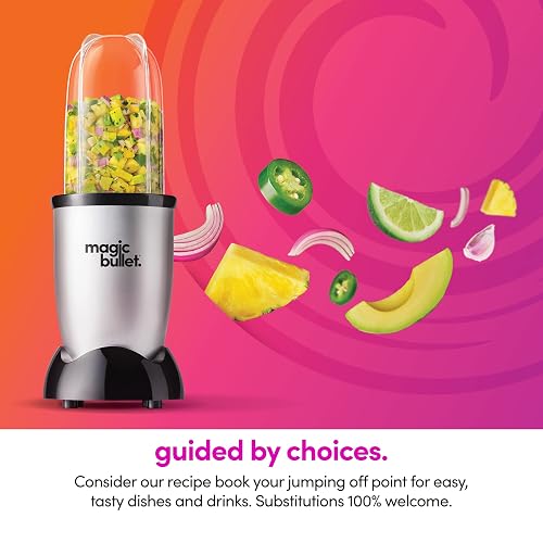 NutriBullet by MagicBullet - Batidora, Plateada, Pequeña