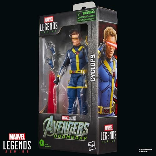 Marvel Legends Series, Cíclope, Avengers: Doomsday Studios, Figura Coleccionable X-Men a Escala de 15 cm Inspirada en la película