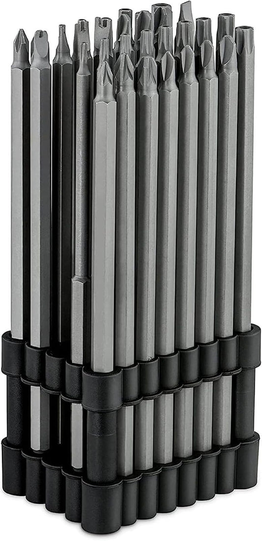 Neiko 10224A Neiko 10224A Set de 32 puntas extra largas para destornillador, acero S2, 32 piezas