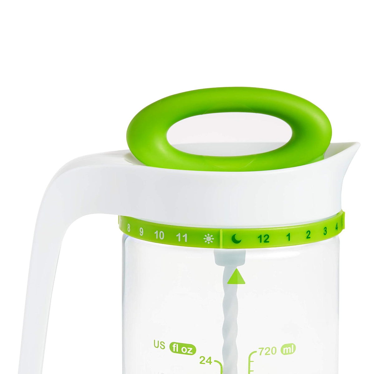 Munchkin Smart Blend - Jarra de mezcla de fórmula y almacenamiento de leche materna, 24 onzas, verde