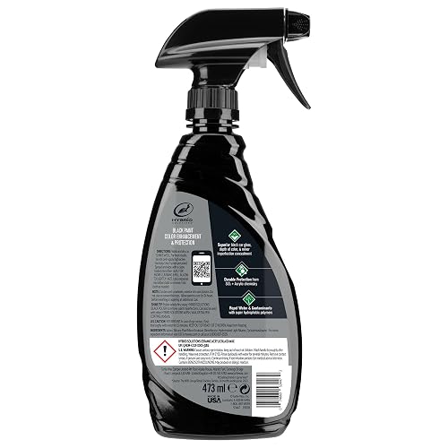 Turtle Wax, Hybrid Solutions, Cera Negra Cerámica para Autos, Ceramic Acrylic Black Car Wax, 473 ml