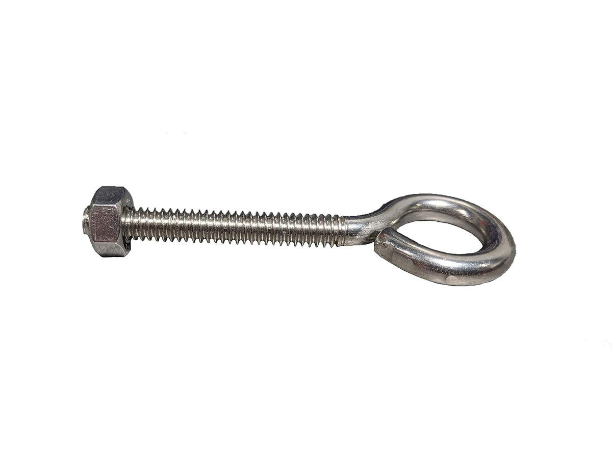 Cierre duro 014973454326 - tornillo de ojo de zinc, 1/4-20 x 2-1/2 pulgadas, 15 piezas