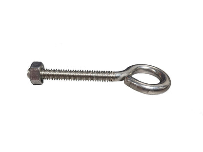 Cierre duro 014973454326 - tornillo de ojo de zinc, 1/4-20 x 2-1/2 pulgadas, 15 piezas
