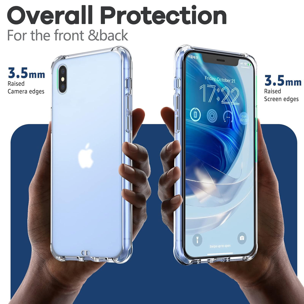 ORIbox Case Compatible con iPhone XR, Vidrio Translúcido Mate con Bordes Suaves, Ligero