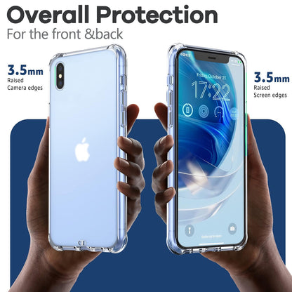ORIbox Case Compatible con iPhone XR, Vidrio Translúcido Mate con Bordes Suaves, Ligero