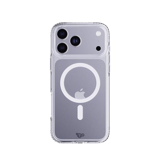 Tech21 EvoClear Funda para iPhone 17 Pro MAX - Transparente | Funda Protectora Delgada | Protección contra Impactos | Compatible con MagSafe