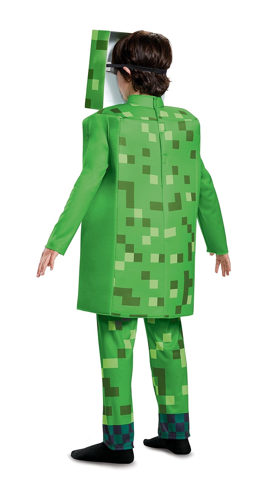Creeper Disfraz de Minecraft de Lujo, Verde, Mediano (7-8)