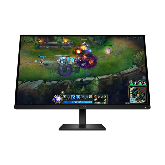 HP Monitor Gaming OMEN 27 G2, para Juegos, FHD, IPS, 180Hz, 1920x1080, 1ms GtG, 27", HDR 400, AMD FreeSync, Antirreflejante, Ajustable, HDMI & Display Port, Garantía Mexico, Negro (AV4K1AA)