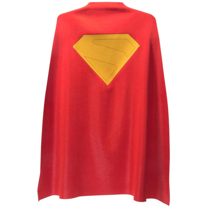 DC Comics, SUPERMAN Power Cape Set, Super Heroes Halloween Costume for Kids with Iconic Chest Plate for Ages 4 and Up