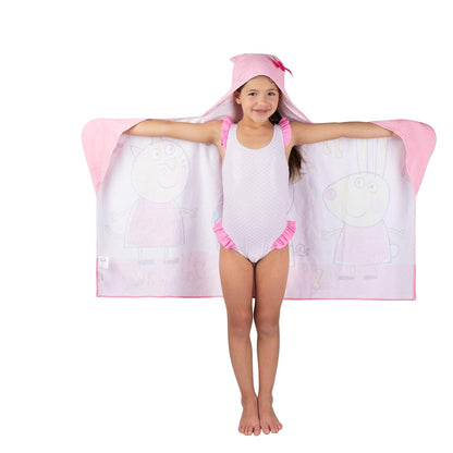 Franco Peppa Pig - Toalla de Toalla de Rizo de algodón Suave para baño/alberca/Playa, 61.0 x 1.3 m, L