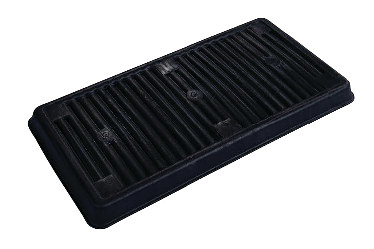 Eagle 1677BLK Bandeja de contención de utilidad, 36 pulgadas de largo x 18 pulgadas de ancho x 2 pulgadas de alto, negro