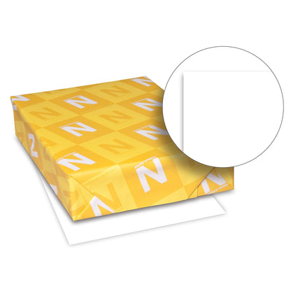 Neenah Capitol Bond 25% papel de algodón, 8.5 x 11 pulgadas, 22 libras, blanco, 91 brillo, 500 hojas (B724)