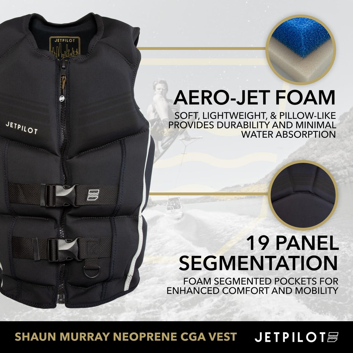 Jet Pilot Shaun Murry Chaleco Salvavidas Aprobado por la Guardia Costera PFD