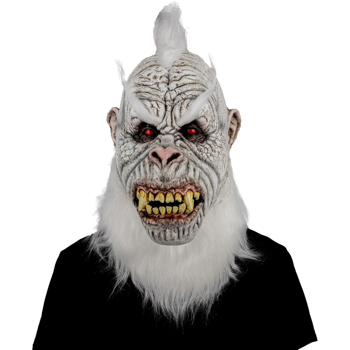 Ghoulish Productions Máscara De Látex Yeti, Accesorio Látex Cosplay Monstruos Leyendas, Disfraz Aterrador para Halloween y Fiestas Temáticas, Cosplay Monstruo de la Montaña, Diseño Artesanal
