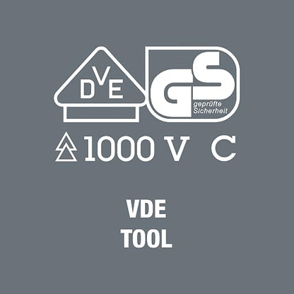 Wera 05006153001 Kraftform Plus VDE 162i PH Phillips Insulated Screwdriver, PH 1 Head, 6" Blade Length