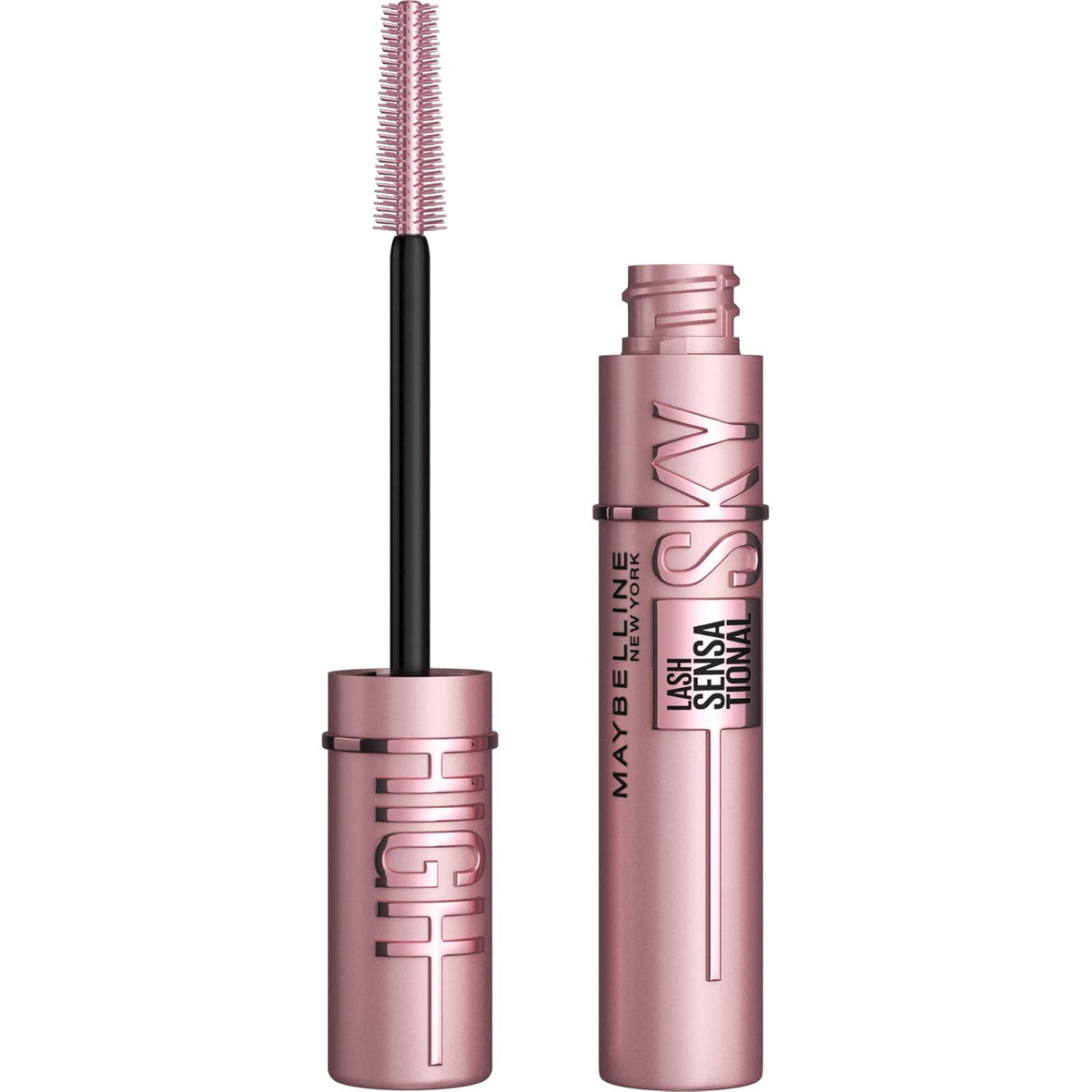 Maybelline Sky High Máscara de Pestañas Lavable, Muy Negro - 5.91 ml (Paquete de 1) - Black