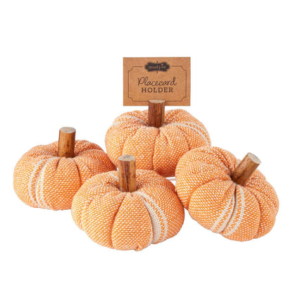 Mud Pie Pumpkin Place Card, 6 cm x 5 cm de diámetro, Naranja