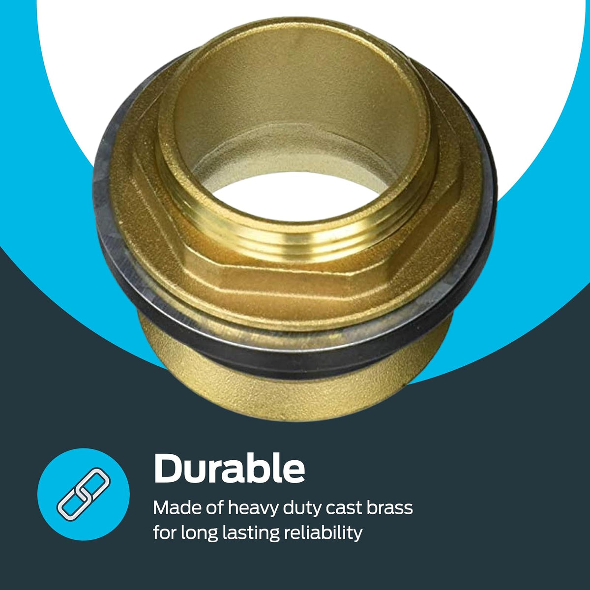 Eastman 40143 - Anillo de cera para inodoro, 3,81cm, Brass