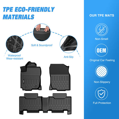 Nilight Alfombrillas para Toyota RAV4 2013 2014 2015 2016 2017 2018 | Revestimientos de piso resistentes para todo tipo de clima