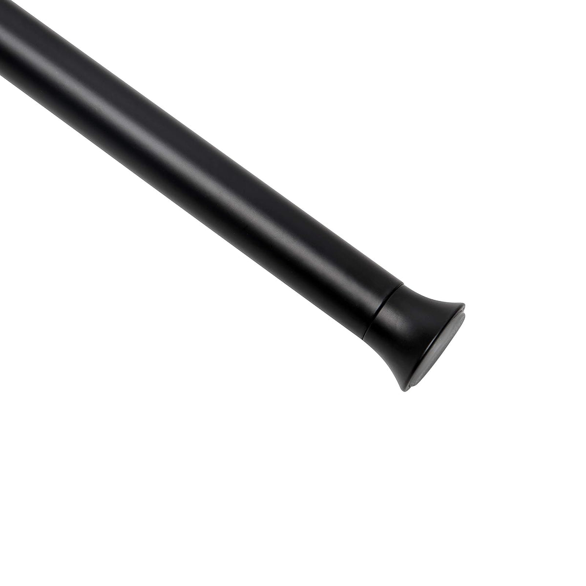 Umbra Chroma 7/8-Inch Drapery Tension Rod for Window, 36 to 54-Inch, Black