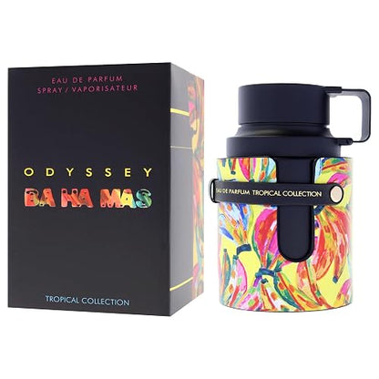 Armaf Odyssey Ba Ha Mas Tropical Collection – Fruity, Aquatic, Woody – Eau de Parfum Spray Long-Lasting Fragrance for Unisex, 3.4 Ounce / 100 ml