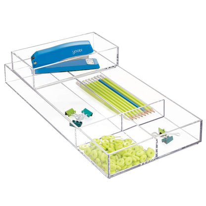 InterDesign Clarity cosméticos Make Up Organizador, 1 Compartimento, Mediano, 1 uds. por Paquete