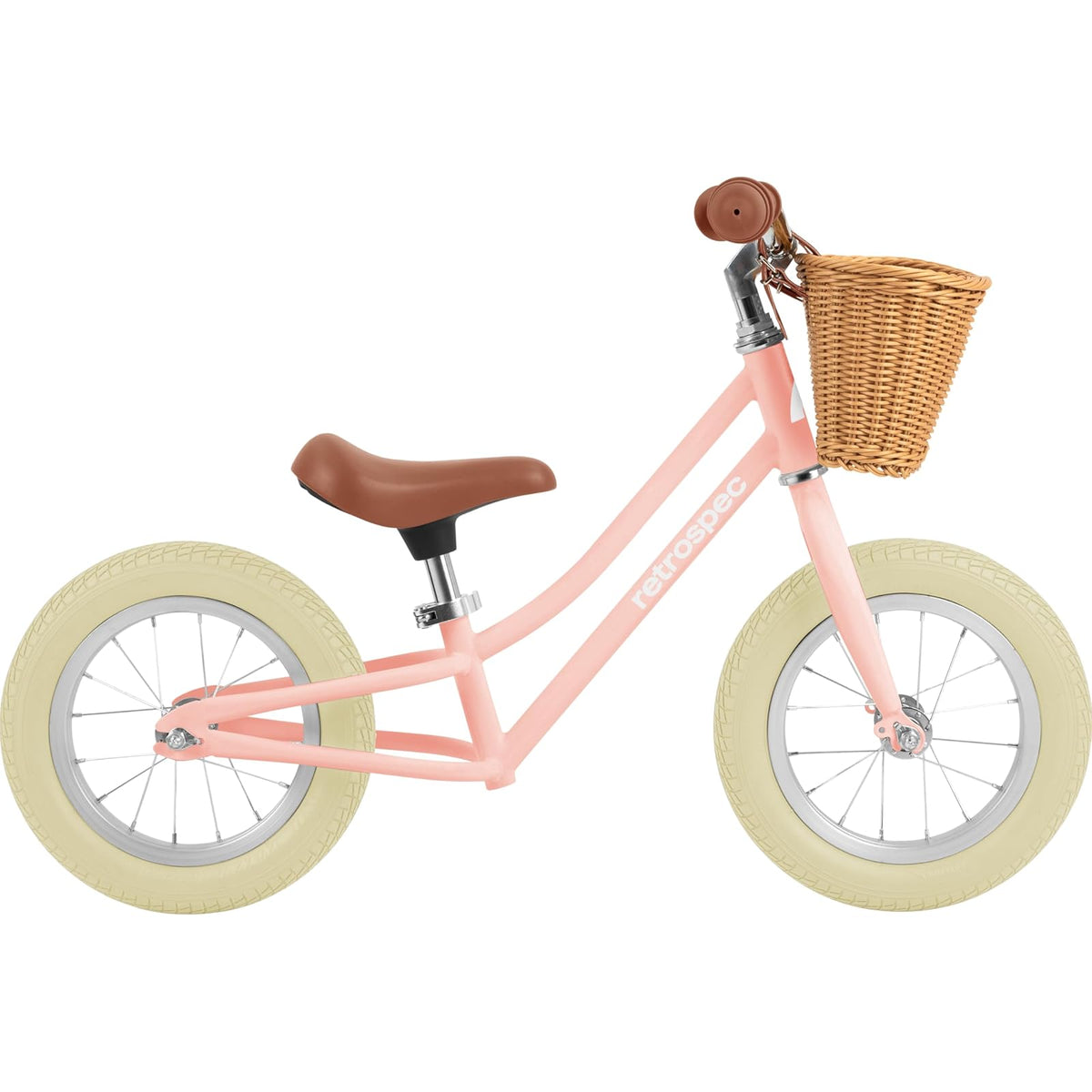 Retrospec Baby Beaumont - Bicicleta de Equilibrio para niños pequeños, sin Pedales, neumáticos Acolchados con Aire para niños y niñas de 1 a 3 años, con Altura de Asiento Ajustable
