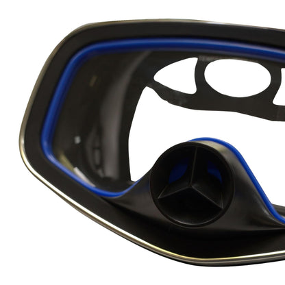 Scuba Choice Scuba Diving Classic Free Dive One-Window Silicone Purged Mask, Black