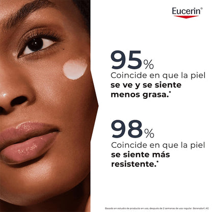 EUCERIN Protector Solar Oil control Serum ultra ligero FPS50+, 30ml, con 16 horas de protección