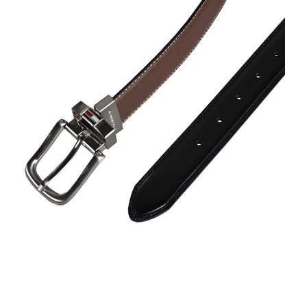 Tommy Hilfiger Cinturón reversible de piel para hombre (con tallas grandes y altas)
