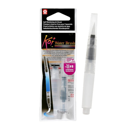 Sakura Koi Pincel con Depósito de Agua, Punta Mediana - 4 ml - beige
